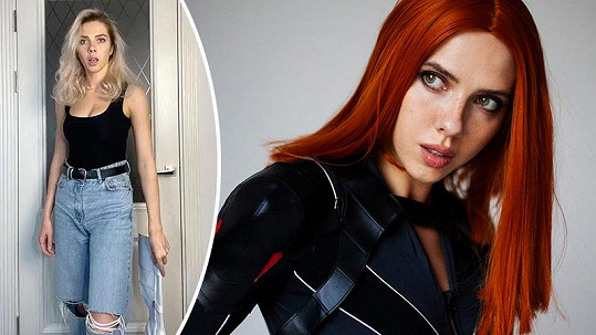 Ruska je výrazně podobná Scarlett Johansson.