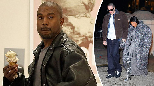Kanye West se obul do partnera své odloučené manželky. 
