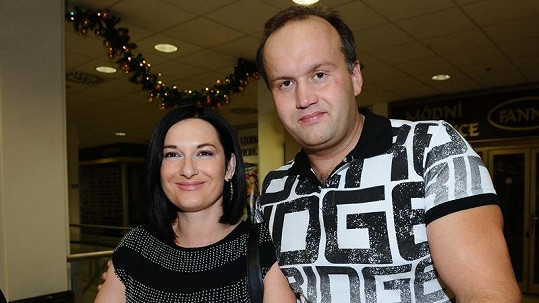 Mirka Čejková s manželem Markem Vítem, když ještě byli spolu.