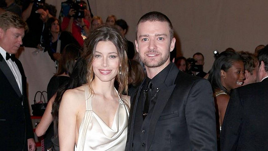 Justin Timberlake s manželkou Jessicou Biel