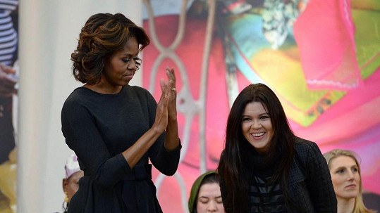 Michelle Obama ocenila aktivitu zpěvačky Ruslany během protestů v Kyjevě.