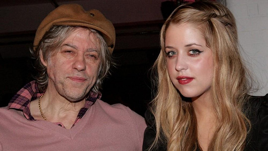 Bob Geldof s dcerou Peaches na archivním snímku.