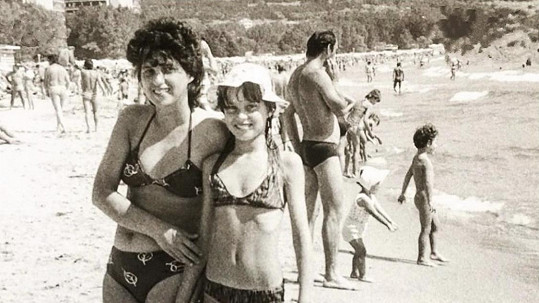 Simona Krainová s maminkou