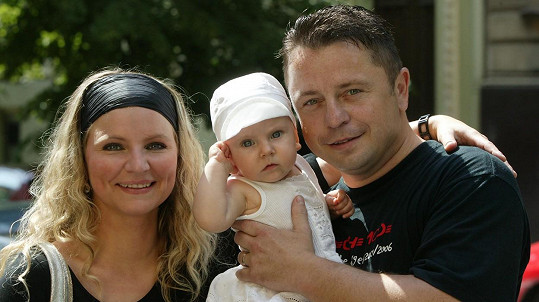 Petr Muk s rodinkou