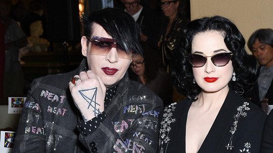 Marilyn Manson s exmanželkou Ditou Von Teese