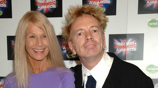 John Lydon s manželkou Norou Foster
