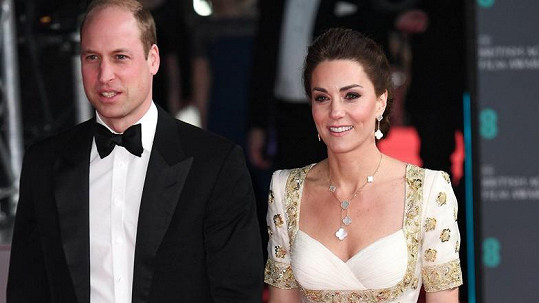 Vévoda a vévodkyně z Cambridge byli čestnými hosty vyhlašování cen BAFTA.