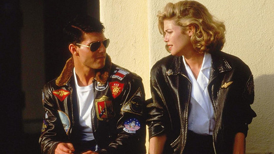 Tom Cruise a Kelly McGillis v Top Gunu