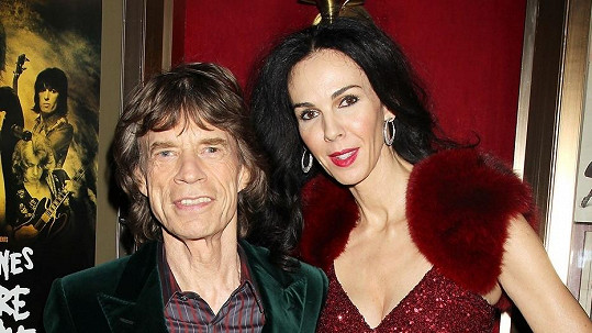 Mick Jagger se svou partnerkou a budoucí manželkou L’Wren Scott.