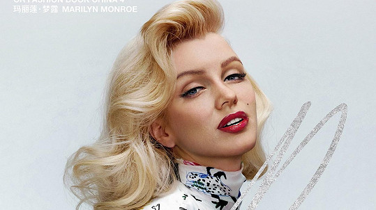 Marilyn Monroe a její současná podoba v digitálním pojetí se objeví v magazínu CR Fashion Book China