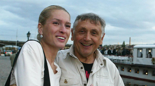 Jiří Menzel s manželkou Olgou