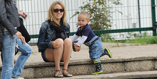Tohle je malý Pleky: Lucka Vondráčková se pochlubila roztomilým dvacetiměsíčním synem