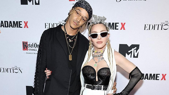Madonna s partnerem Ahlamalikem Williamsem