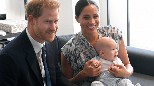 Princ Harry s manželkou Meghan a synem Archiem v Kapském Městě