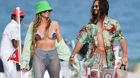 Heidi Klum a Tom Kaulitz v Miami