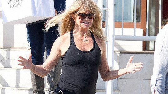 Goldie Hawn nemá ráda podprsenky.
