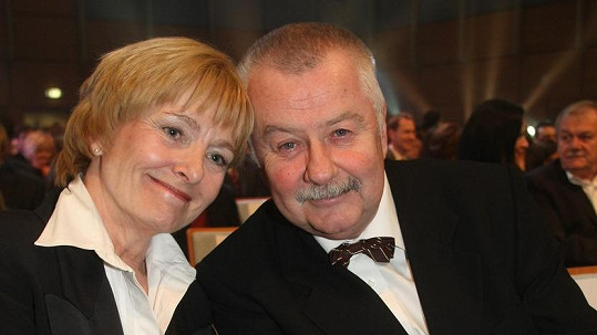 Jaroslava Brousková s milovaným manželem Ladislavem Potměšilem