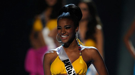 Nová Miss Universe Leila Lopez z Angoly.