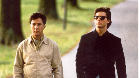Dustin Hoffman a Tom Cruise ve filmu Rain Man