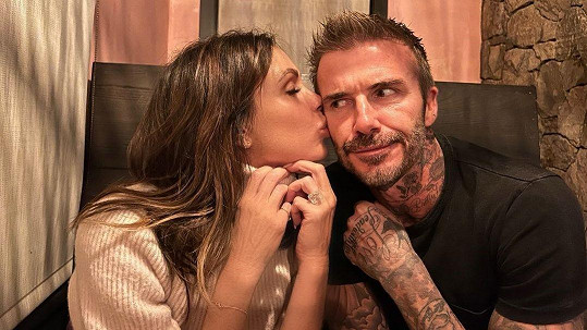 David Beckham s manželkou Victorií