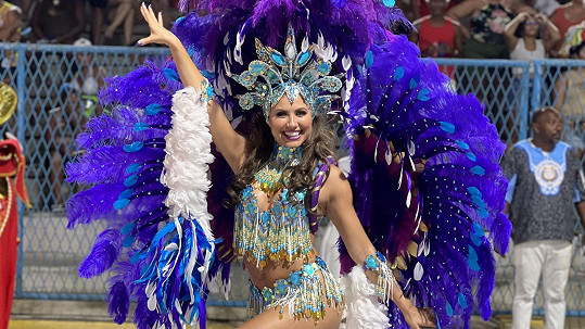 Veronika Lálová zářila na karnevalu v Riu.