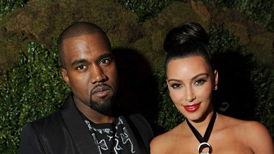Slavný pár Kanye West a Kim Kardashian.