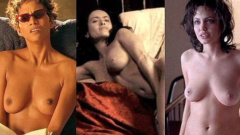 Halle Berry, Salma Hayek a Angelina Jolie se odvážily k nahé scéně ve filmech.