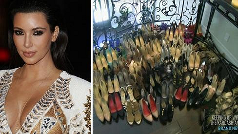 Kim Kardashian dává na charitu část svého botníku.