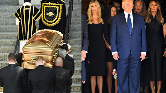 Rodina a přátelé se rozloučili s Ivanou Trumpovou